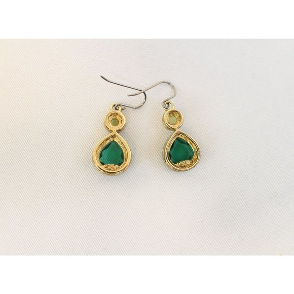 Vintage Silver Tone Drop Earrings - Picture 5 of 5